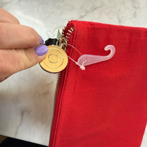 Kate Spade x Target Collab Red Beaded Pouch “GOING TO TARGET” - Picture 5 of 7